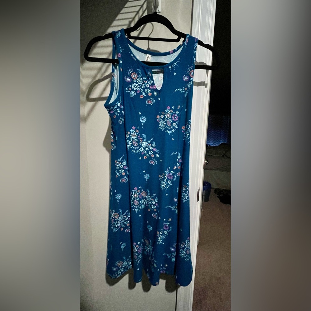 XS (Juniors) Mudd Skater Dress, Blue